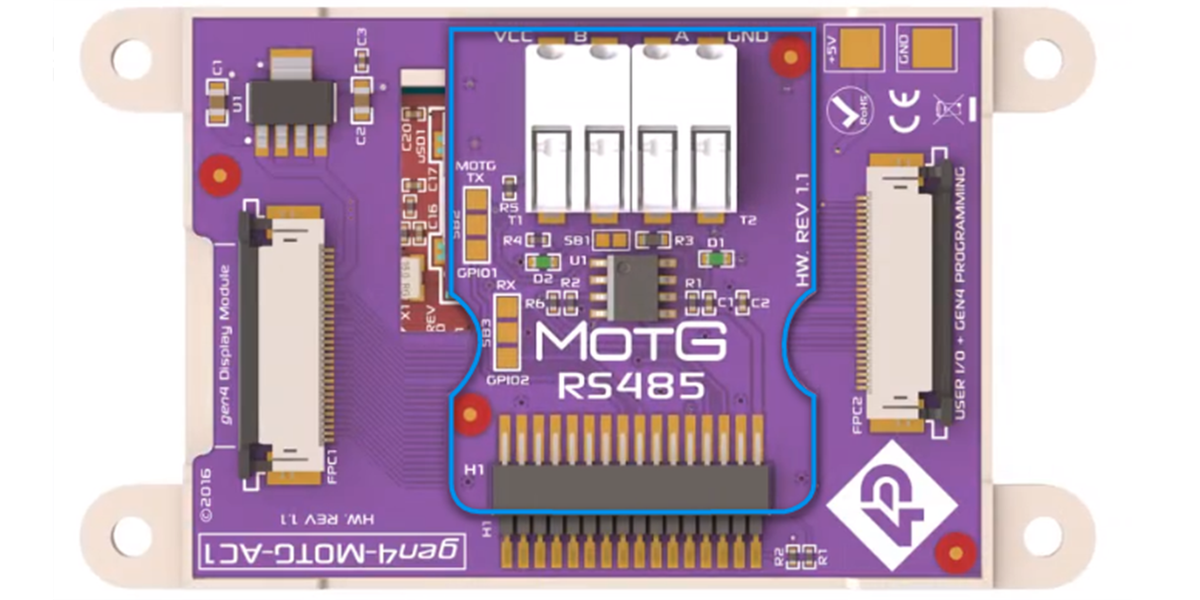No RS485 in your display processor? Here’s a solution