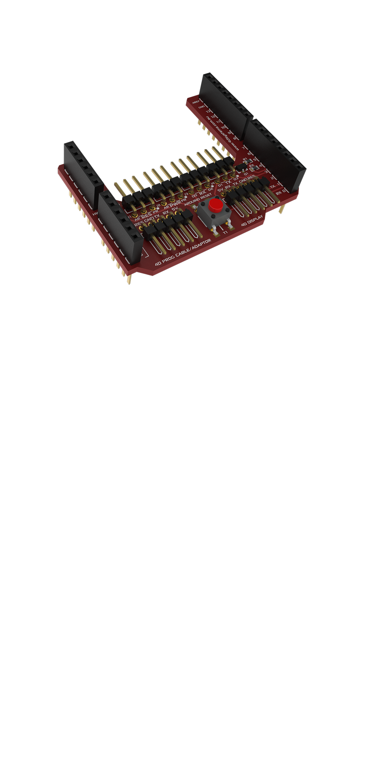 4D Systems 4D Arduino Adaptor Shield II for gen4 intelligent display modules