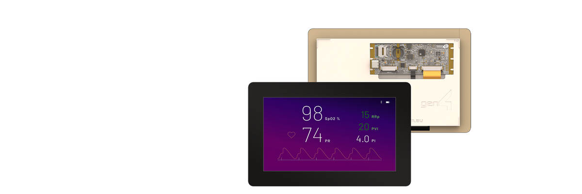 4D Systems embedded display solutions for medical HMI applications