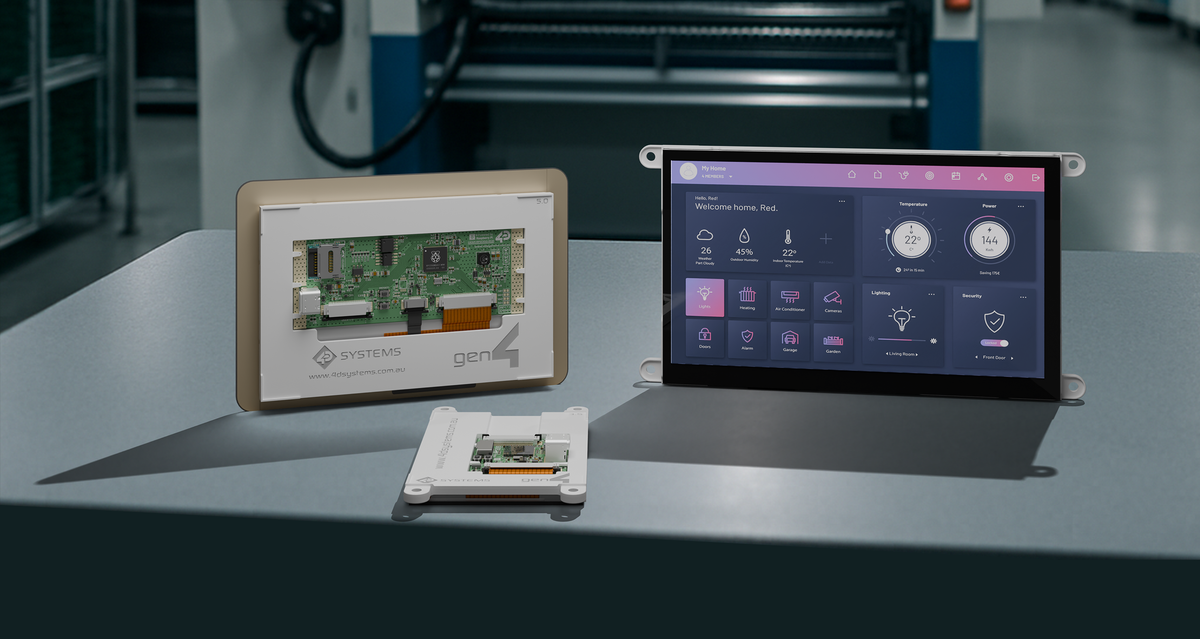 4D Systems intelligent display solutions including OLED and LCD modules