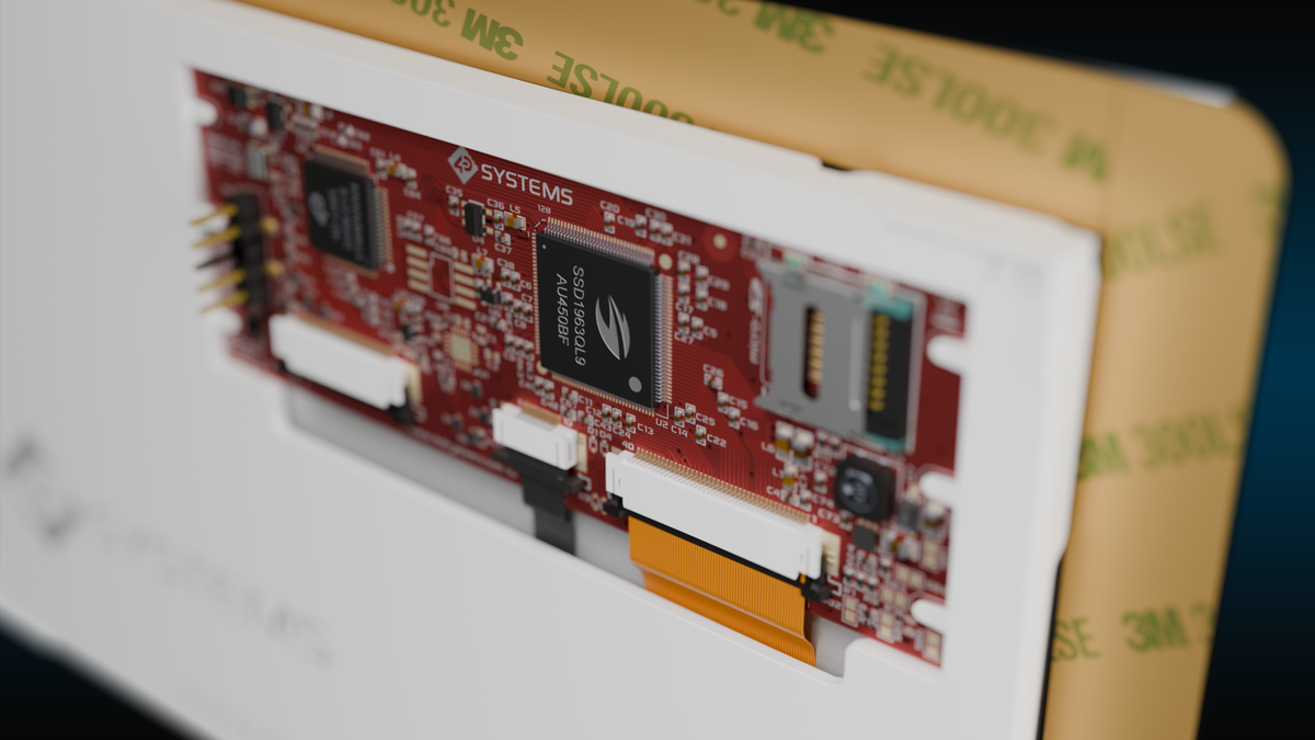 4D Systems microLCD intelligent display modules with advanced graphics processors