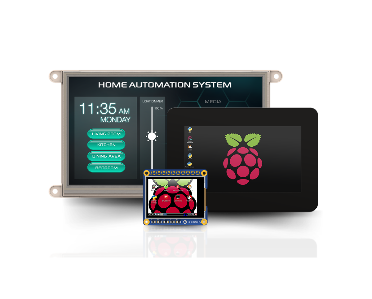 Raspberry Pi intelligent display modules