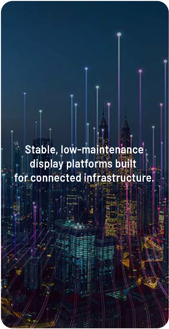 Smart city applications using 4D Systems display solutions