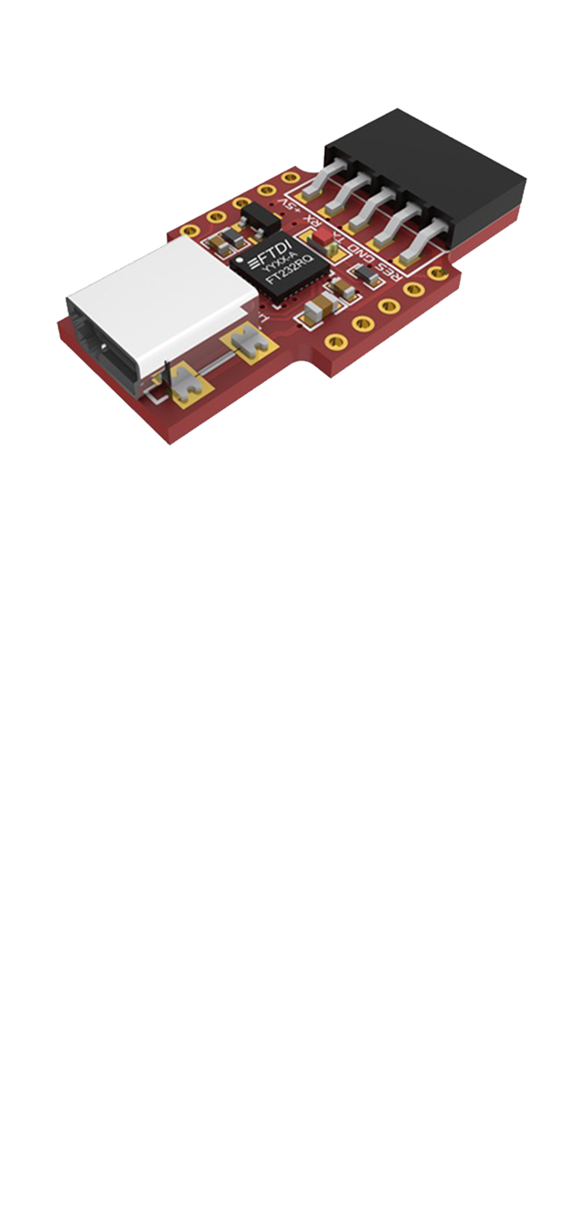 4D Systems uUSB-PA5-II USB-to-Serial TTL UART adaptor