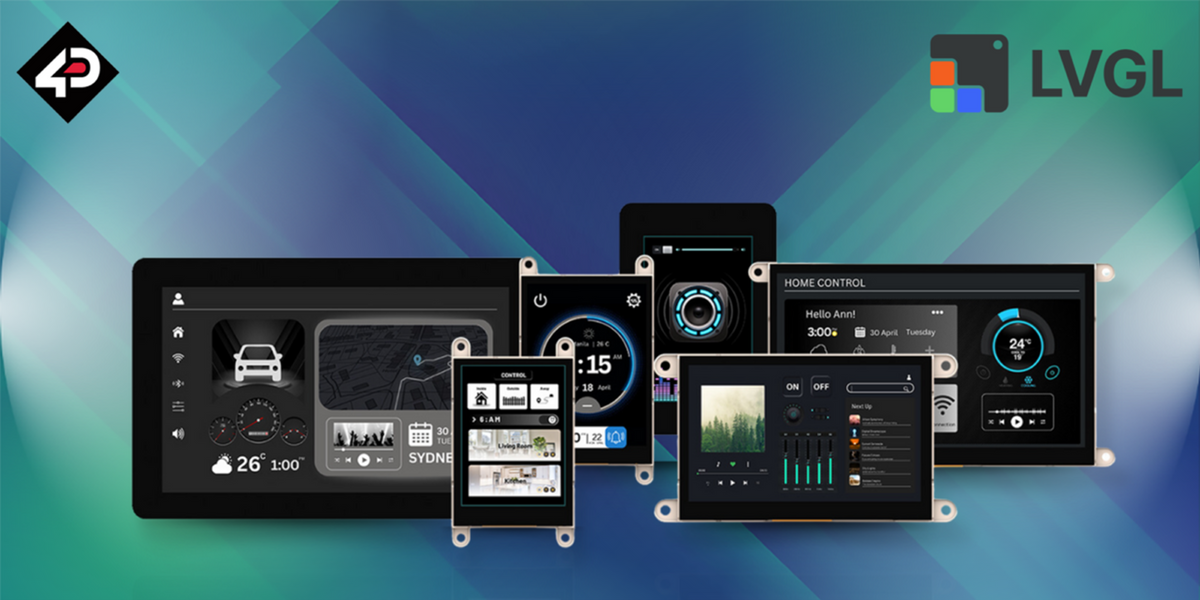 Announcing LVGL Certification for 4D Systems gen4-ESP32 Display Series