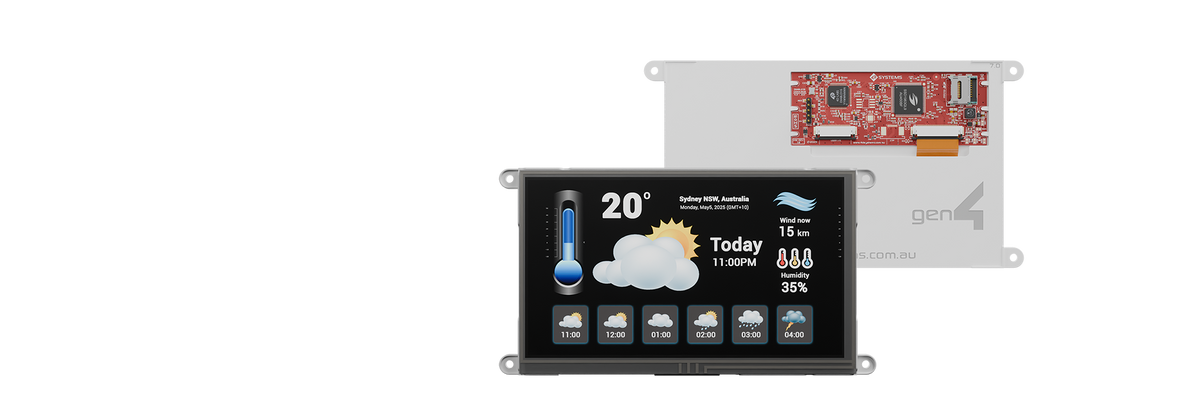 4D Systems embedded display solutions for smart building HMI applications