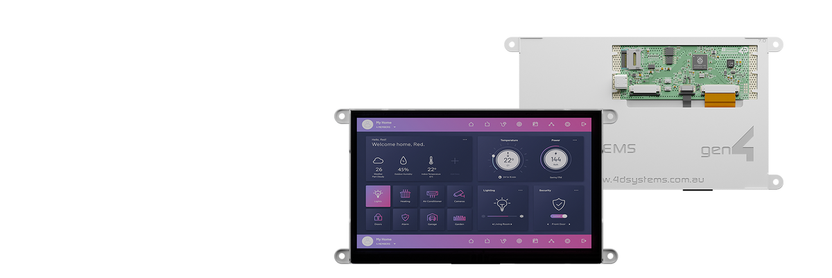 4D Systems embedded display solutions for smart city HMI applications