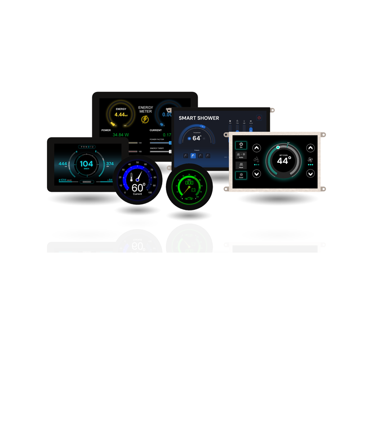 4D Systems ESP32-P4 intelligent display modules powered by Espressif ESP32-P4 processor
