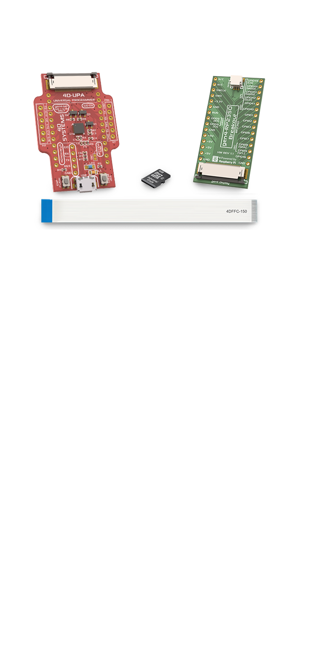 4D Systems gen4-RP2350 Starter Kit for intelligent display module development
