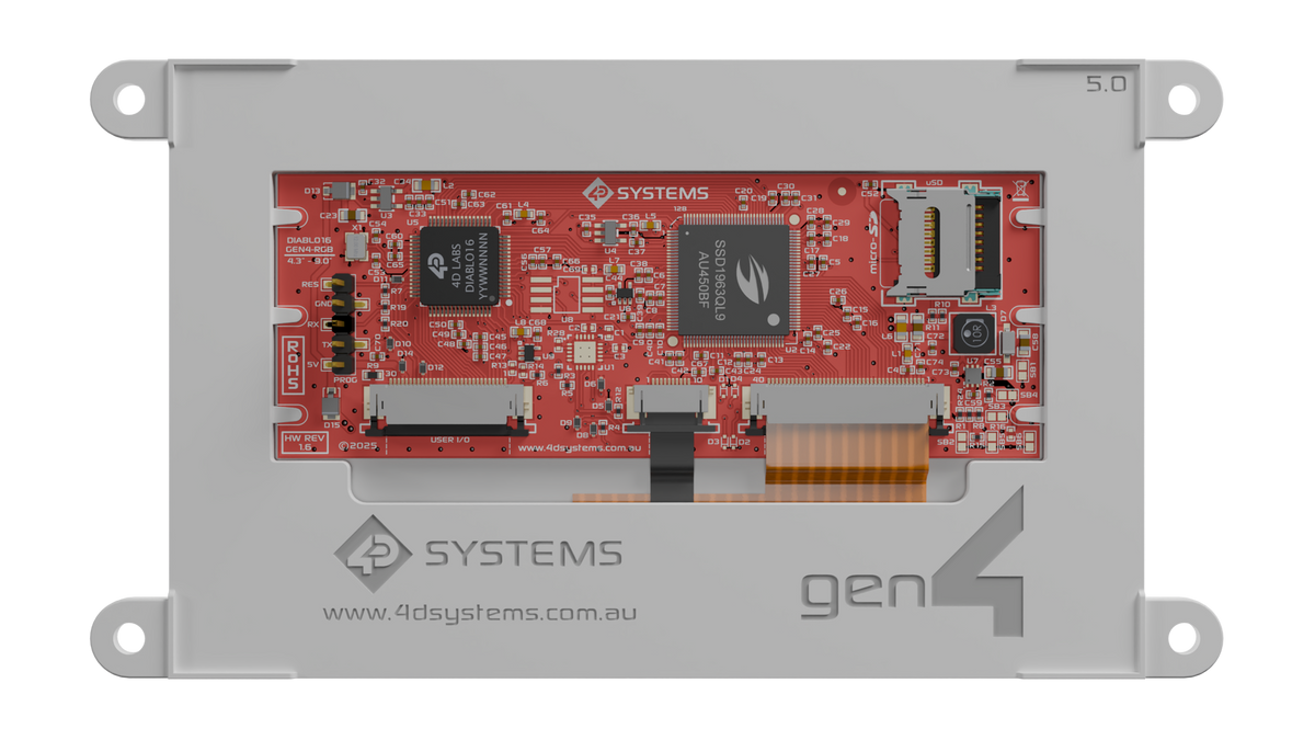 gen4-uLCD Series intelligent display modules back