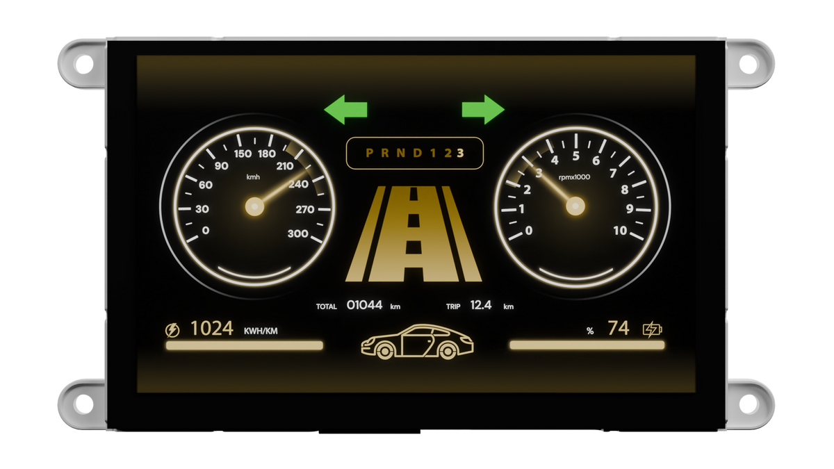 gen4-uLCD Series intelligent display modules front