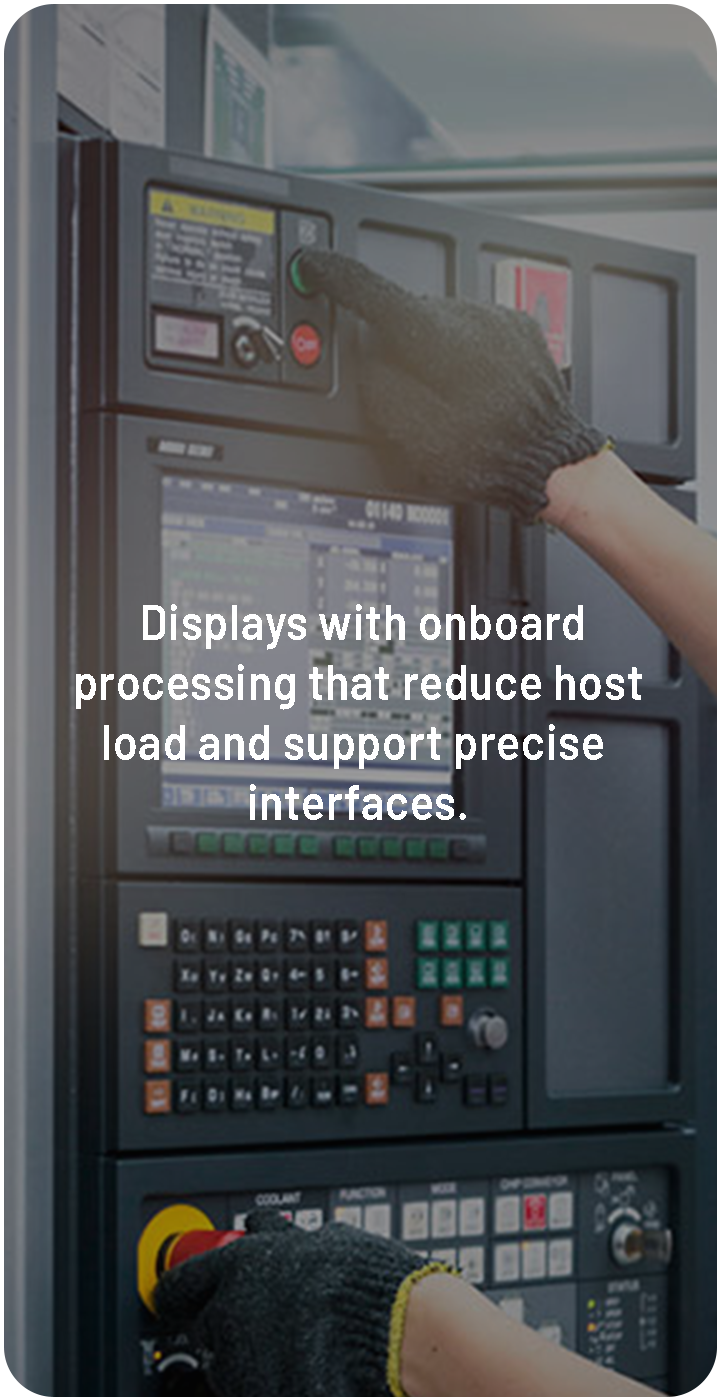 Industrial control applications using 4D Systems display solutions
