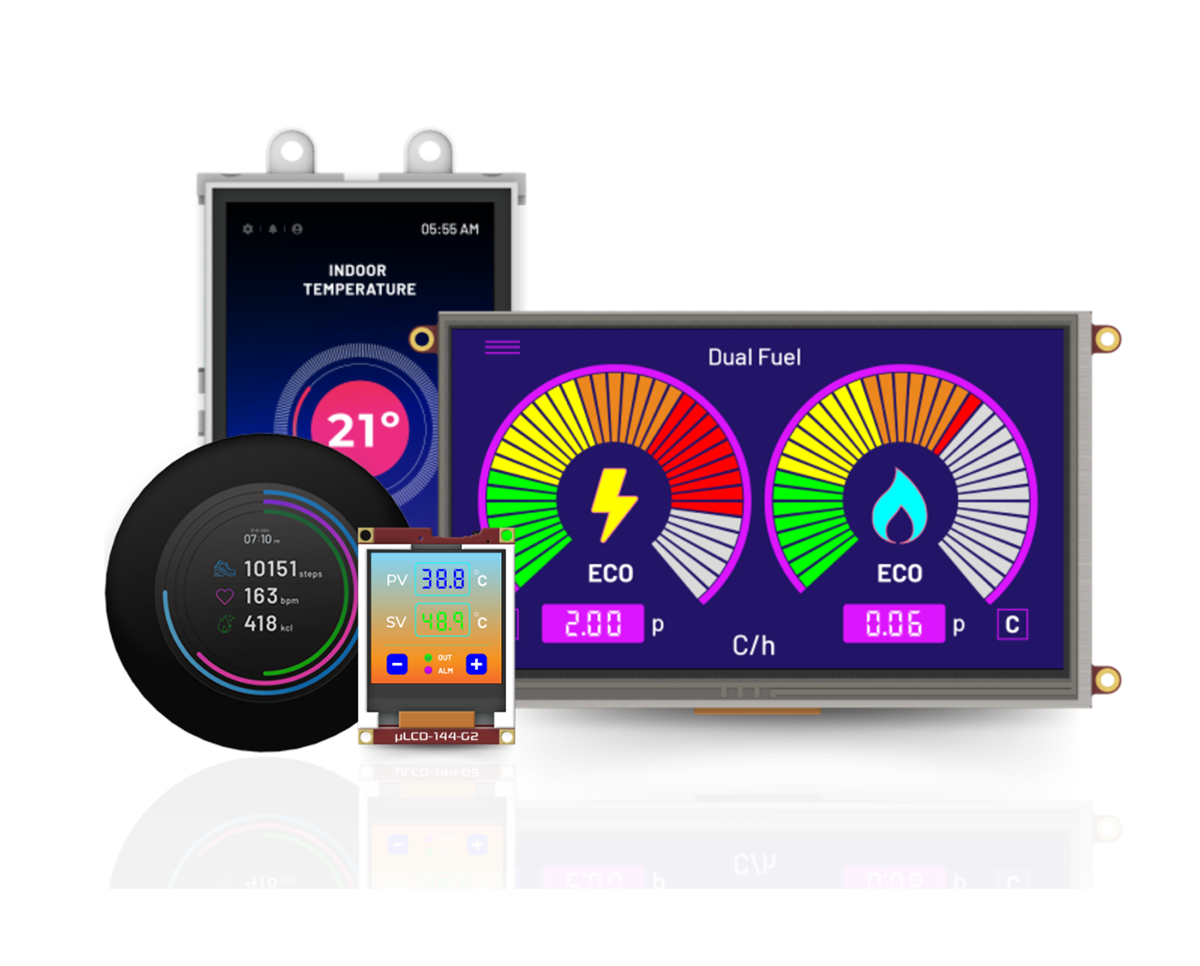 microLCD Series intelligent display modules
