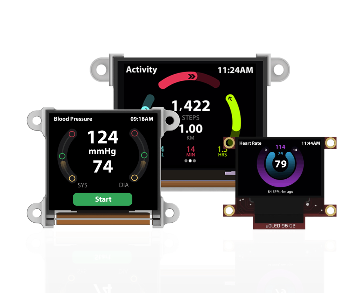 microOLED Series intelligent display modules
