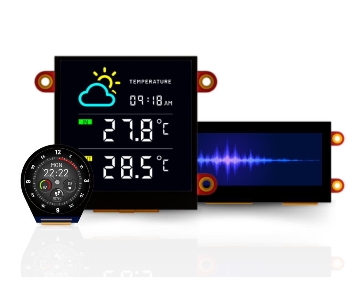pixxiLCD Series intelligent display modules