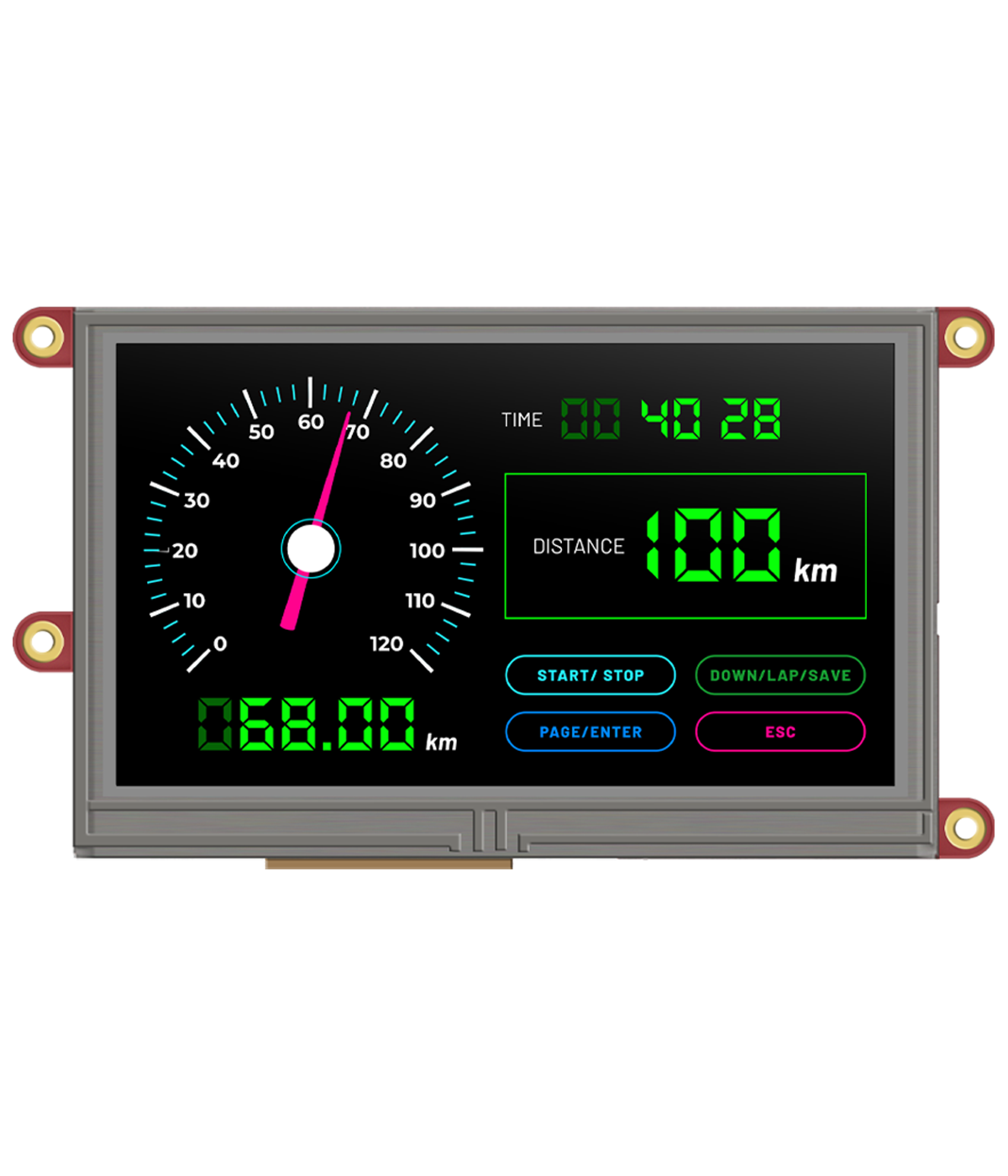 microLCD 4.3"