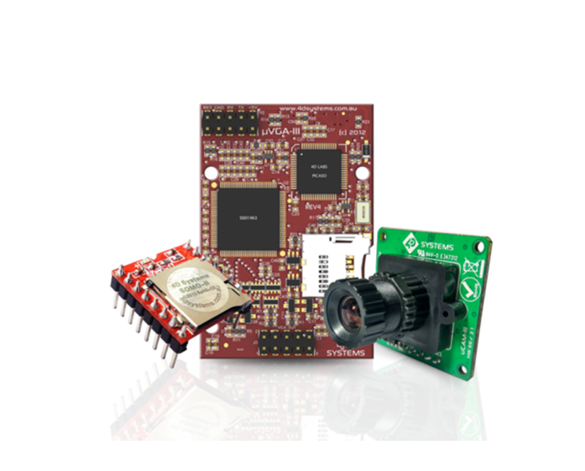4D Systems video and audio modules for embedded multimedia applications