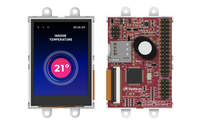 OLED & LCD Display Shields for Arduino - 4D Systems