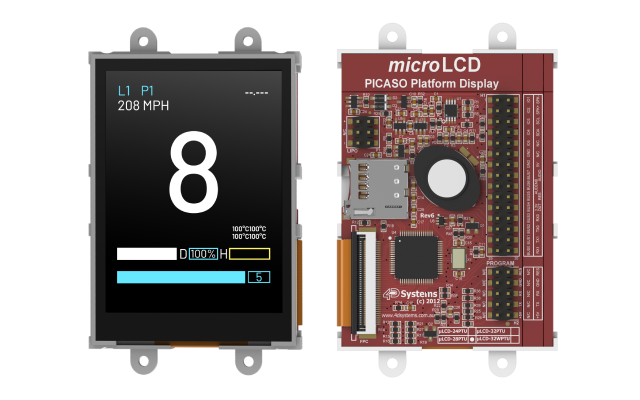 OLED & LCD Display Shields for Arduino - 4D Systems