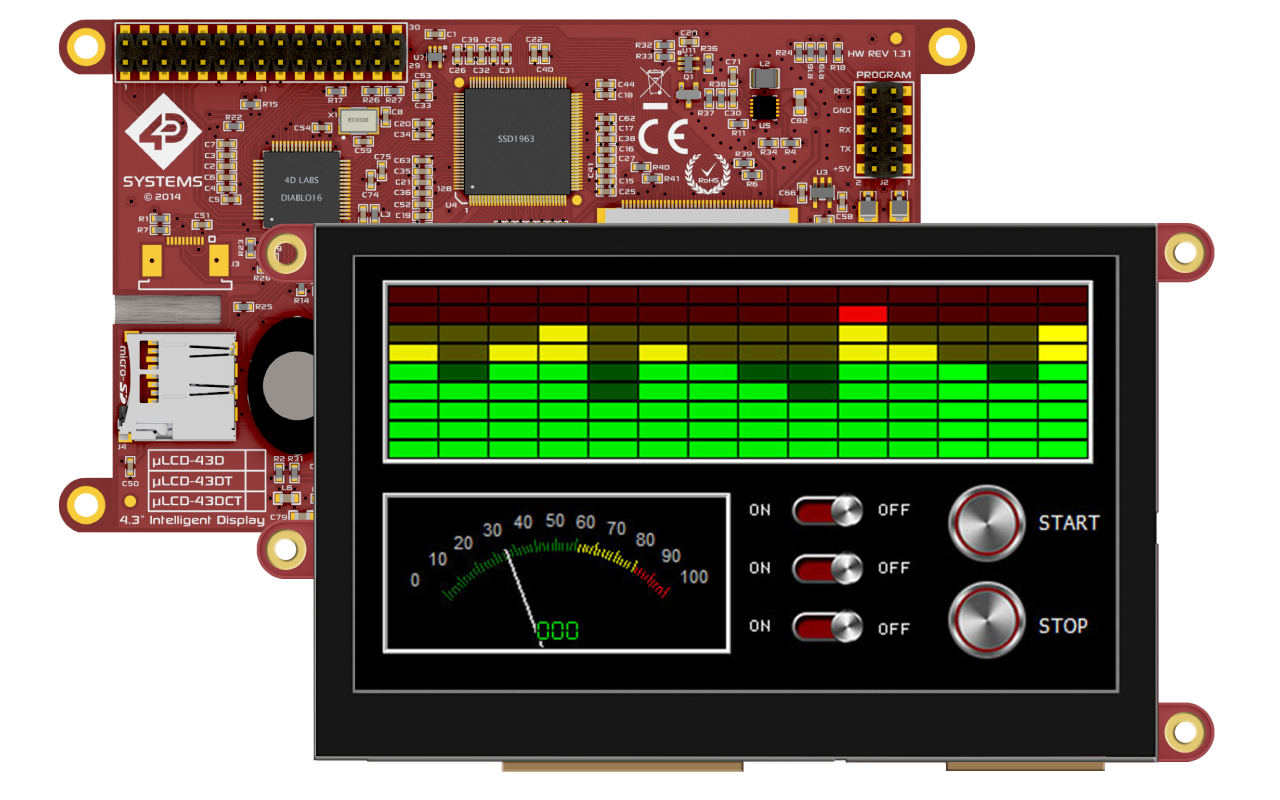 uLCD Arduino Kits – 4D Systems