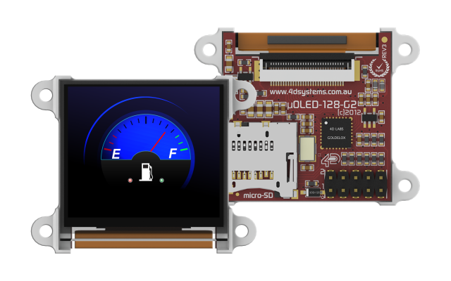 OLED & LCD Display Shields for Arduino - 4D Systems